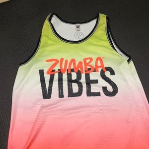 Zumba tank top “zumba vibes” collection